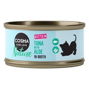 Cosma Nature Kitten 6 x 70g - Tuna & Aloe Vera