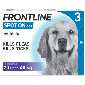 FRONTLINE® Spot On for Dogs - L (20-40kg) - Saver Pack: 2 x 3 pipettes x 2.68ml