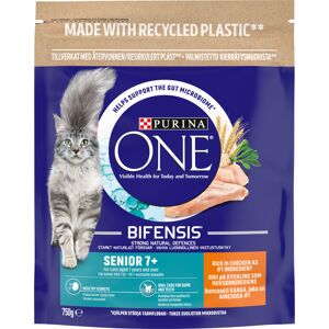 PURINA ONE Senior 7+ Chicken & Whole Grains Dry Cat Food - 750g