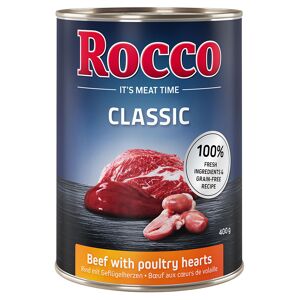 Rocco Classic 6 x 400g - Beef with Poultry Hearts