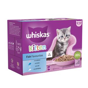 Whiskas Kitten Pouches in Jelly - Poultry Feasts in Jelly (40 x 85g)