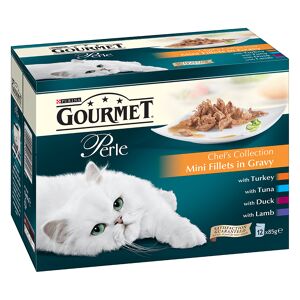 Gourmet Perle Pouches Mixed Pack - Saver Pack: Chef’s Collection in Gravy (24 x 85g)