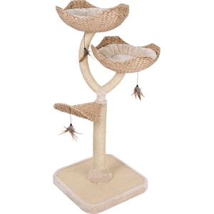 zooplus Exclusive Flower Cat Tree - Cream