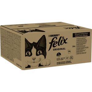 Felix Original Pouches 120 x 100g - Mixed Selection II in Jelly