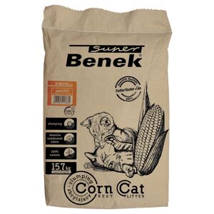 Super Benek Corn Cat Natural Clumping Litter - 25 litres (approx. 15.7kg)