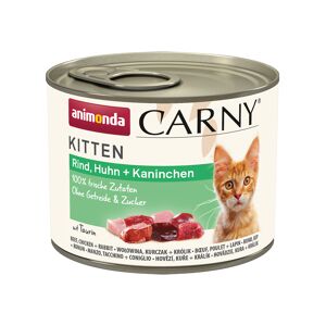 animonda Carny Kitten Saver Pack 24 x 200g - Beef, Chicken & Rabbit