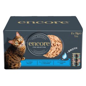 Encore Cat Tin Saver Pack 48 x 70g - Fish Selection Multipack