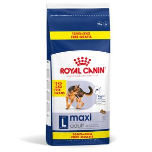 Royal Canin Size Royal Canin Maxi Adult - 15kg + 3kg free!