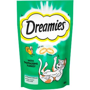 Dreamies Cat Treats 60g - Saver Pack: 8 x with Turkey