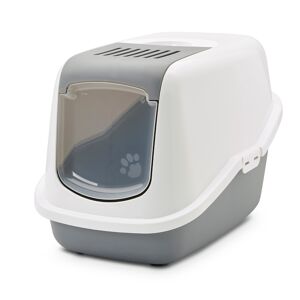 Savic Nestor Cat Litter Box - Light Grey