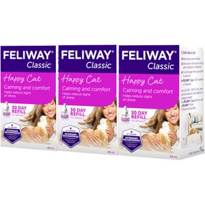 Feliway® Classic Diffuser - 3 x 48ml Vials Refill Pack