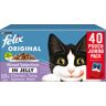 Felix Original Pouches 40 x 100g - Mixed Selection in Jelly