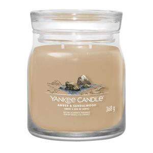 Yankee Candle Signature Amber & Sandalwood Medium Jar Candle