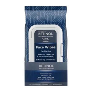 Retinol Men's Wipes x 60