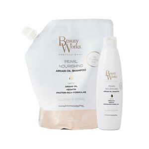 Beauty Works Pearl Nourishing Shampoo 250ml + 500ml Refill Sulphate Free