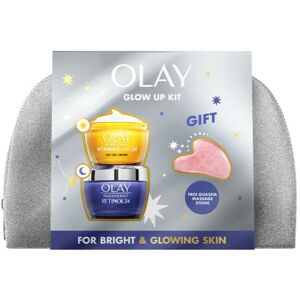 Olay Vitamin C & AHA24 50ml & Retinol24 50ml with Gua sha