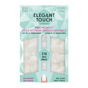 Elegant Touch False Nails Oval Bare Bumper Kit
