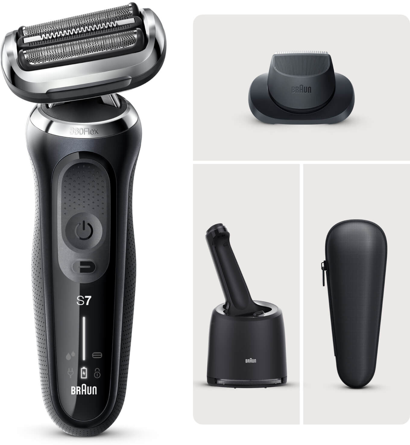 Braun Series 7 70-N7200cc Electric Shaver with SmartCare Center and Precision Trimmer