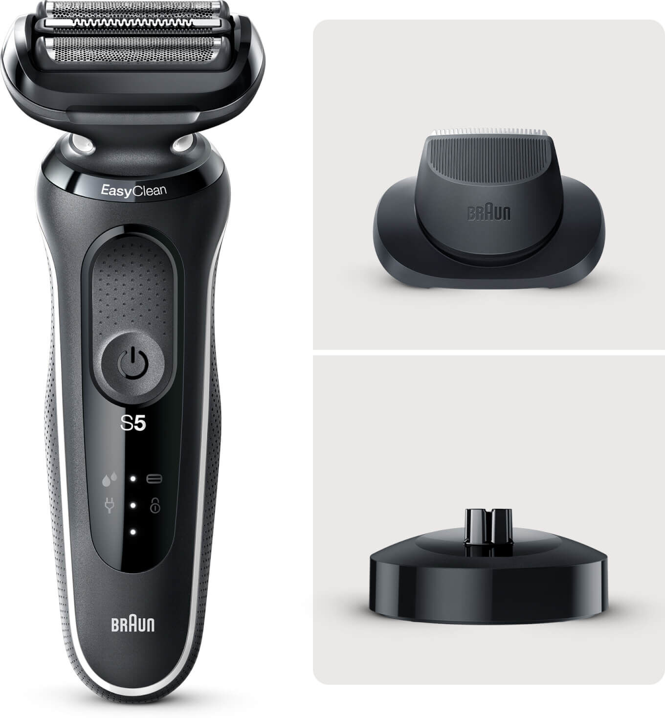 Braun Series 5 50-W4200cs Electric Shaver for Men with Charging Stand  Precision Trimmer