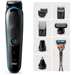 Braun 9-in-1 Styling Kit with 7 attachments and Gillette Razor