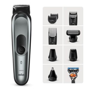 Braun 10-in-1 Styling Kit with 8 attachments and Gillette Razor