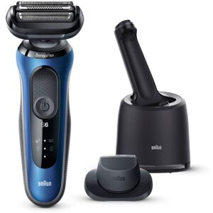 Braun Series 6 60-B7200cc Electric Shaver for Men with SmartCare Center  Precision Trimmer  Blue