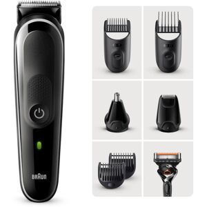 Braun All-In-One Trimmer MGK5360  8-in-1 Trimmer  6 Attachments and Gillette ProGlide Razor