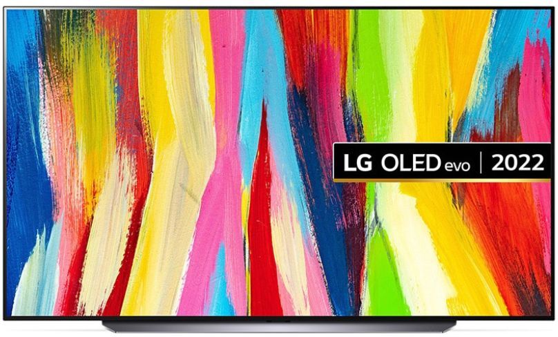 LG OLED83C24LA 83" OLED evo C2 4K HDR Smart TV Silver