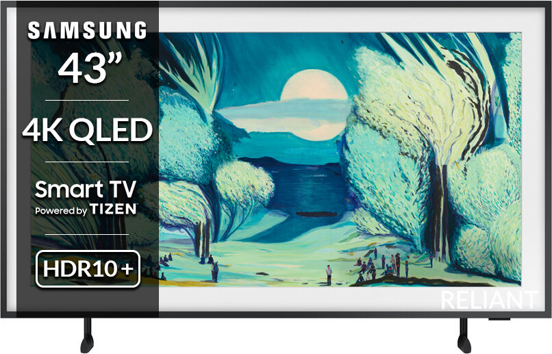 SAMSUNG QE43LS03F 43" LS03F The Frame 4K QLED Smart TV Black