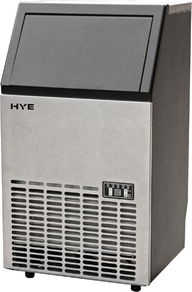 HYE 45kg Large Commercial Ice Machine - Stainless Steel - IM45KB27 Inox