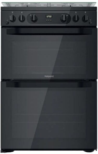 Hotpoint Hdm67g0ccb Gas Double Cooker