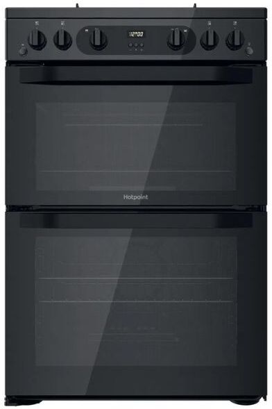 Hotpoint Hdm67g0cmb 60cm Gas Double Cooker