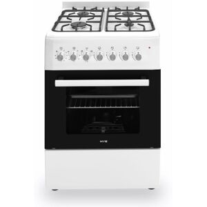 HYE 60 X 60 Freestanding Dual Fuel Cooker - White - C01FS60G17W White HYE 60 X 60 Freestanding Dual Fuel Cooker - White - C01FS60G17W White