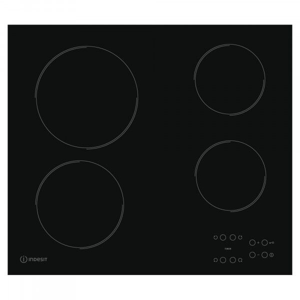 Indesit Ri161c 60cm Electric Ceramic Hob - Black