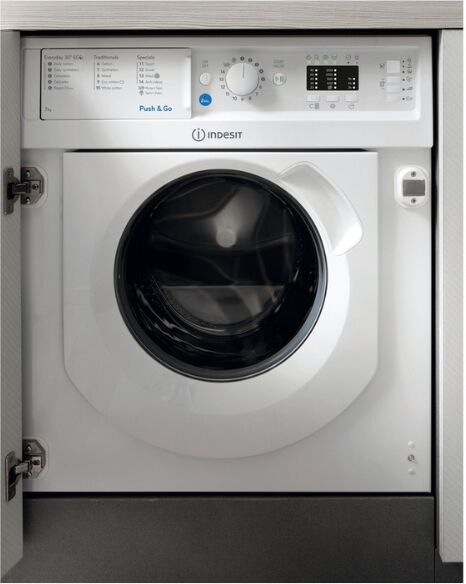 Indesit Biwmil71252ukn 7kg 1200rpm Integrated Washing Machine