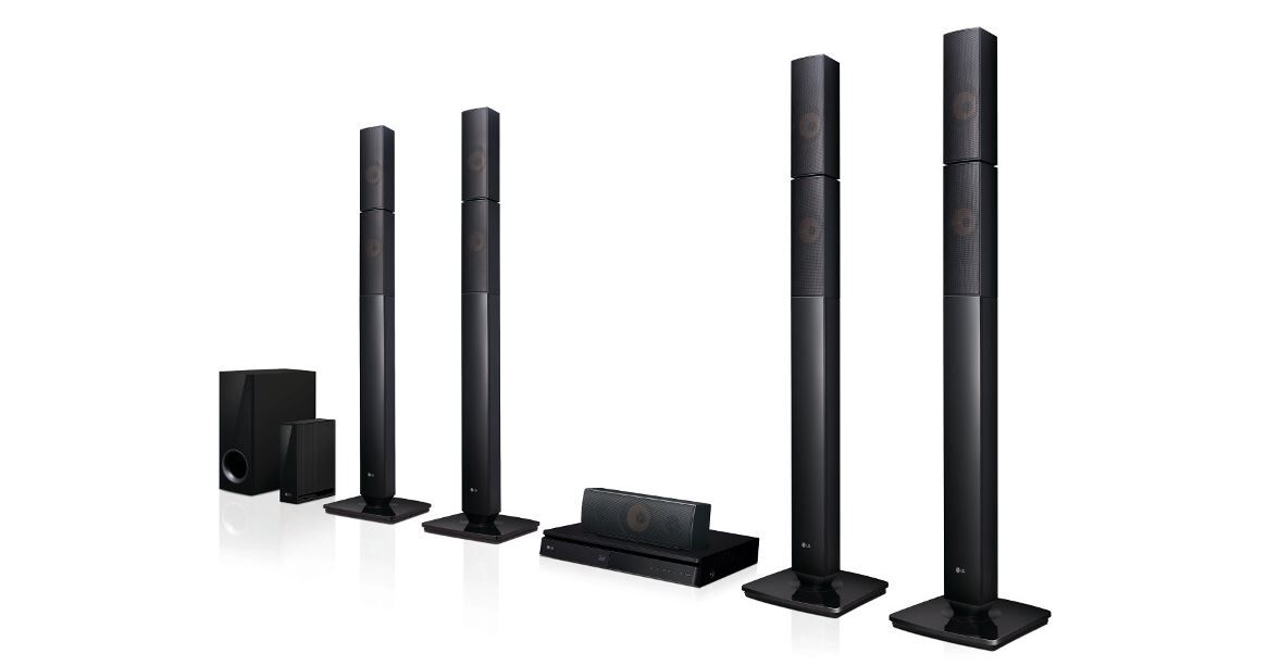 LG Lhb655nw 5.1 3d Blu-Ray + Dvd Home Cinema System (4 X Tall)