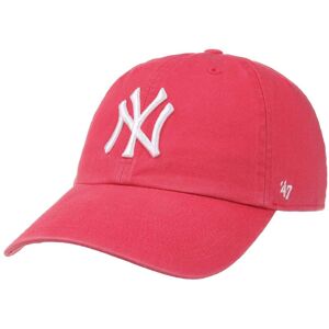 Yankees CleanUp Strapback Cap by 47 Brand - pink - Herren - Size: One Size Yankees CleanUp Strapback Cap by 47 Brand - pink - Herren - Size: One Size