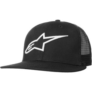 Corp Flat Brim Cap by alpinestars - black - Size: One Size Corp Flat Brim Cap by alpinestars - black - Size: One Size