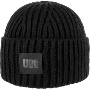 Chunky Rib Beanie Hat by UGG - black - Female - Size: One Size Chunky Rib Beanie Hat by UGG - black - Female - Size: One Size