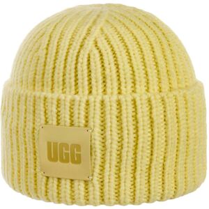 Chunky Rib Beanie Hat by UGG - pastel yellow - Female - Size: One Size Chunky Rib Beanie Hat by UGG - pastel yellow - Female - Size: One Size