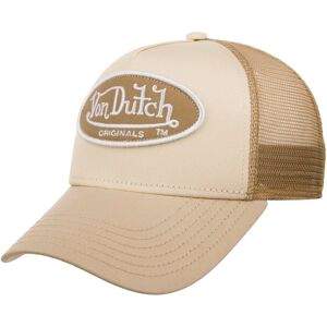 Boston Oval Patch Trucker Cap by Von Dutch - beige - Herren - Size: One Size Boston Oval Patch Trucker Cap by Von Dutch - beige - Herren - Size: One Size