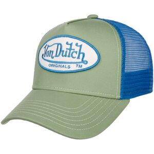 Boston Oval Patch Trucker Cap by Von Dutch - green-blue - Herren - Size: One Size Boston Oval Patch Trucker Cap by Von Dutch - green-blue - Herren - Size: One Size