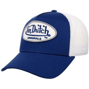 Boston Oval Patch Trucker Cap by Von Dutch - blue-white - Herren - Size: One Size Boston Oval Patch Trucker Cap by Von Dutch - blue-white - Herren - Size: One Size