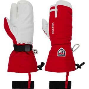 Heli Ski 3-Finger Gloves by Hestra - red - Female - Size: 9 HS Heli Ski 3-Finger Gloves by Hestra - red - Female - Size: 9 HS