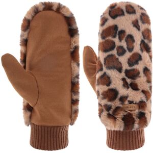Faux Fur Leo Mittens by Barts - beige-brown - Damen - Size: One Size Faux Fur Leo Mittens by Barts - beige-brown - Damen - Size: One Size