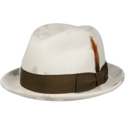 Tino Tie-Dye LiteFelt Wool Hat by Bailey 1922 - cream white - Size: L (58-59 cm) Tino Tie-Dye LiteFelt Wool Hat by Bailey 1922 - cream white - Size: L (58-59 cm)