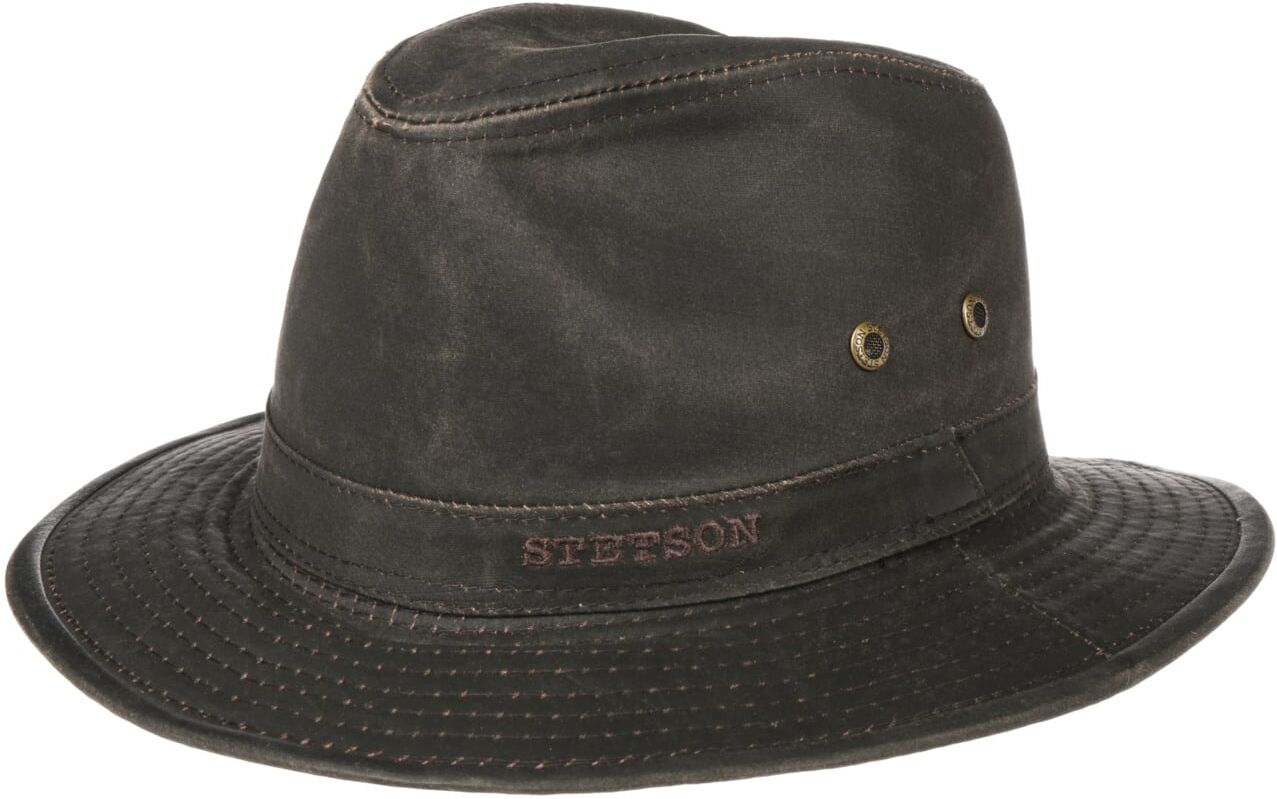 Ava Cotton Traveller Hat by Stetson - brown - Size: S (54-55 cm)