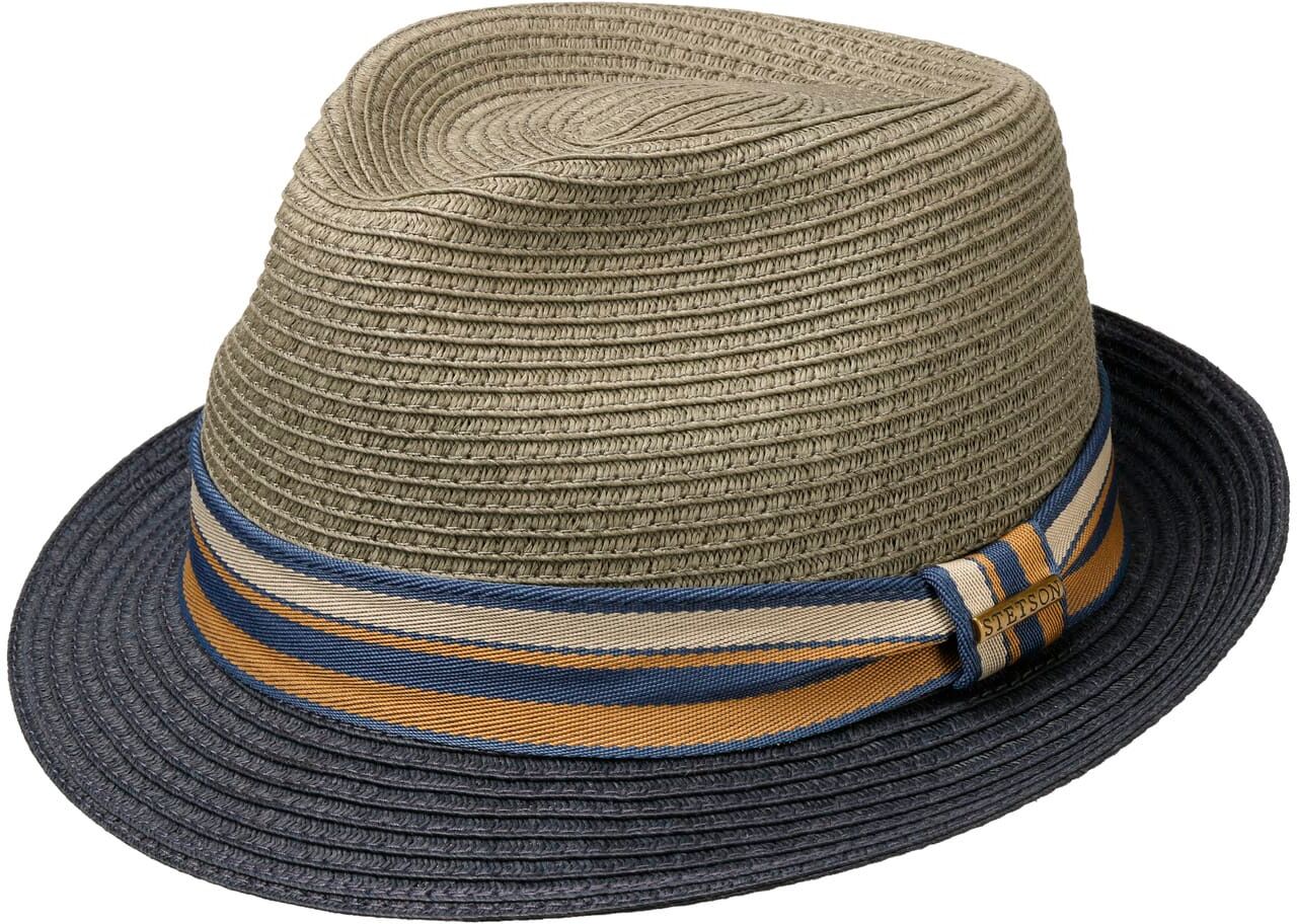 Licano Toyo Trilby Straw Hat by Stetson - navy - Female - Size: XL (60-61 cm)