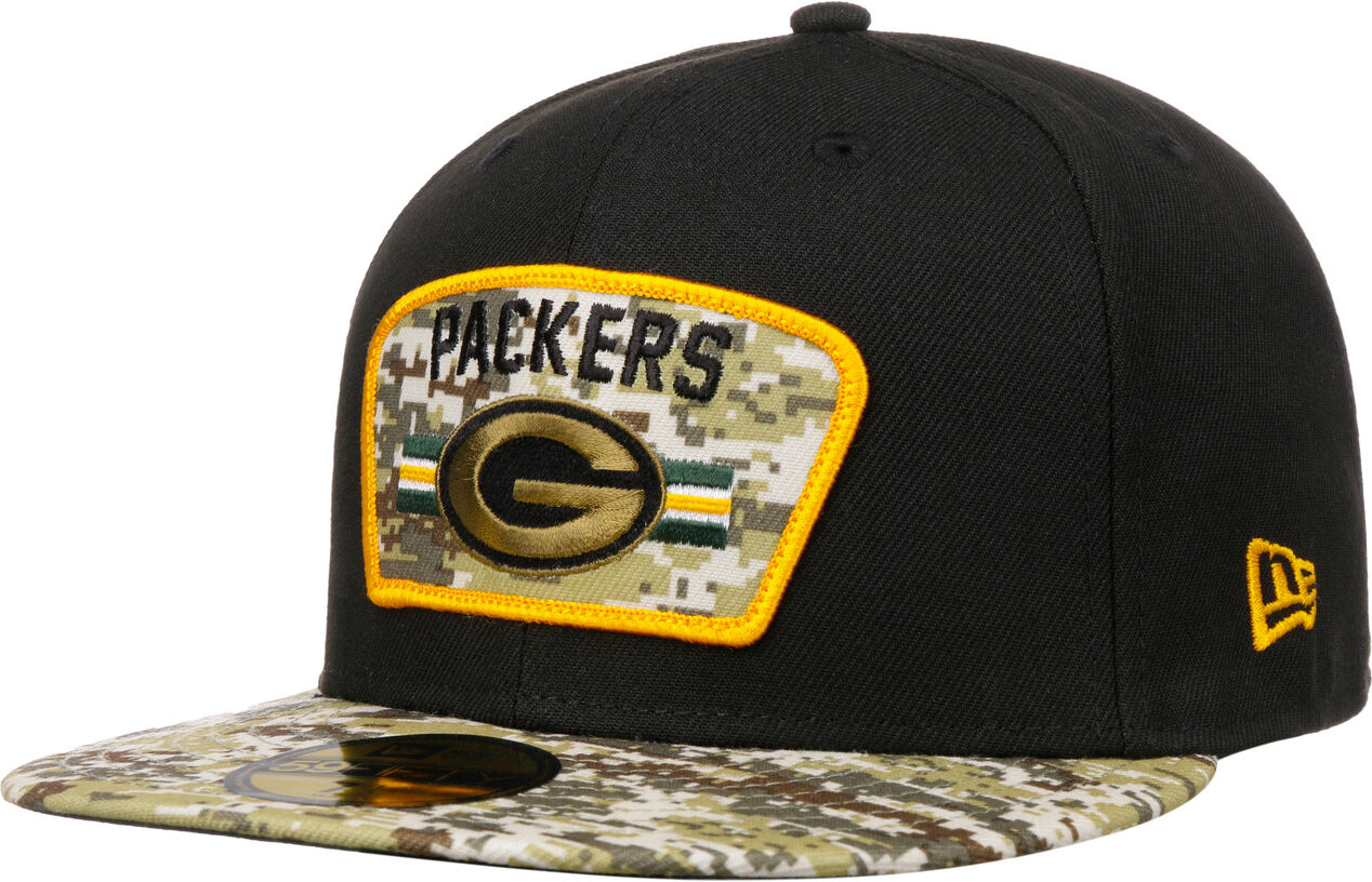 59Fifty Green Bay Packers Cap by New Era - black - Herren - Size: 7 1/4 (57,7 cm)