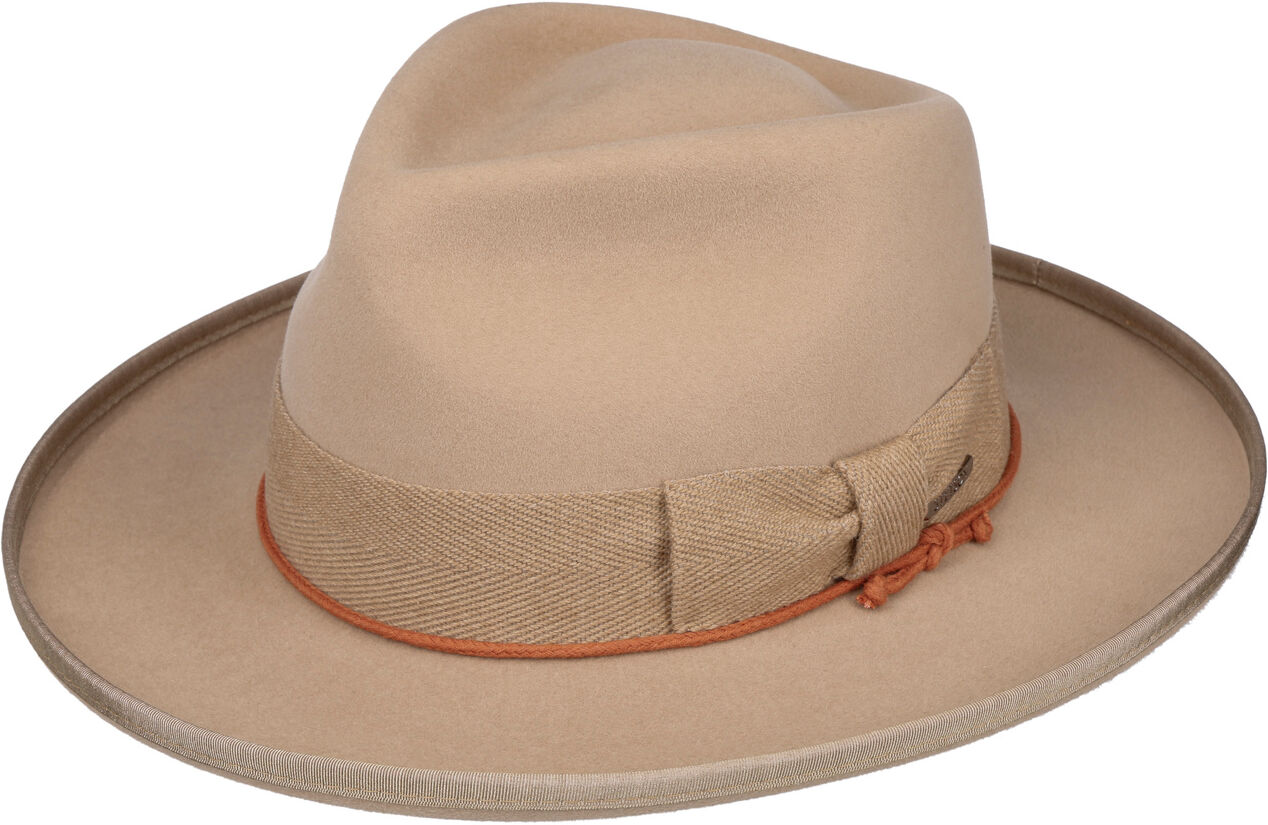 New Amish Fur Felt Hat by Stetson - oatmeal - Female - Size: 59 cm